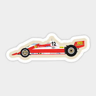 Ferrari 312T3 Gilles Villeneuve Sticker